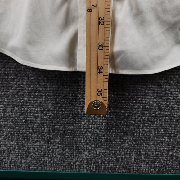 Brooks Brothers All Cotton Point 17 33 Traditional Non-Iron White Button Up Men - Picture 11 of 16